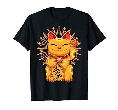 Asiatische Katze Glückssymbol für gutes Schicksal -  Maneki Neko