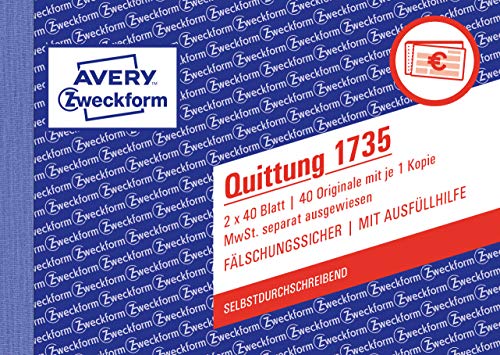 Avery Zweckform -   1735 Quittungsblock