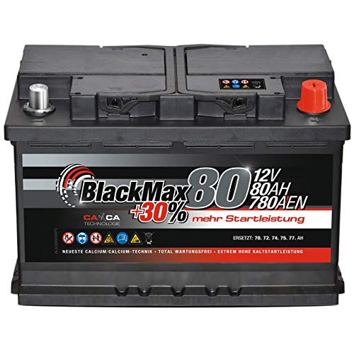 BlackMax -  Autobatterie 80Ah