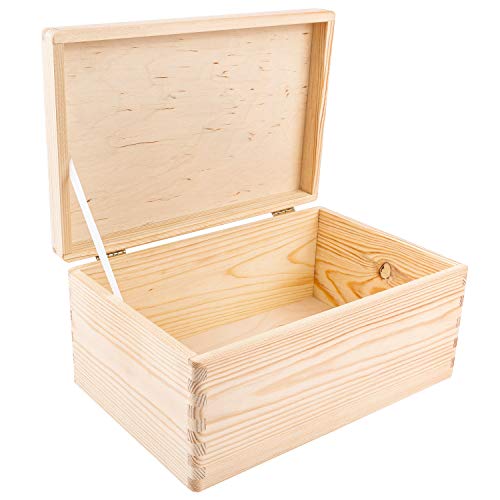 Creative Deco -   Große Holz-Kiste