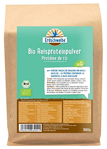 Erdschwalbe -   Bio Reisprotein -