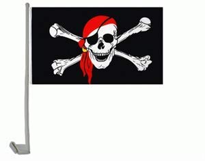 Everflag -   Auto-Fahne: Pirat