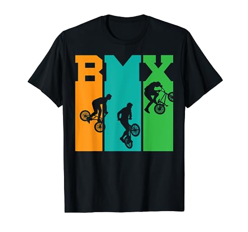 Fahrrad Bmx Tshirt Retro Geschenk -  Bmx Tshirt Retro