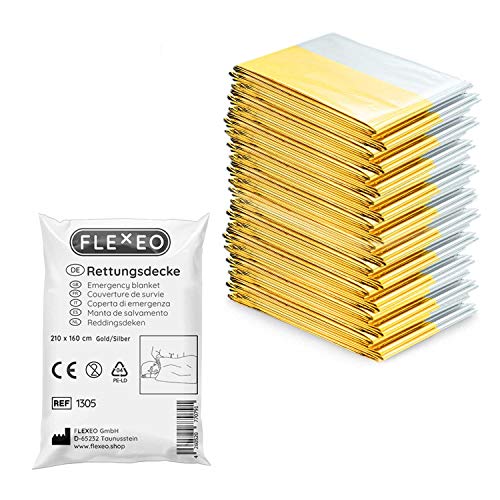 Flexeo -  10x Rettungsdecke