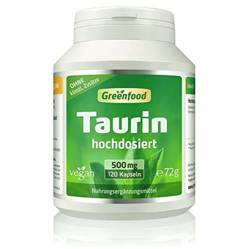 Greenfood Natural Products -  Taurin, 500 mg,