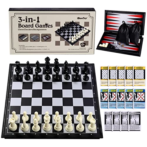 iBaseToy -   3 in 1 Schachspiel
