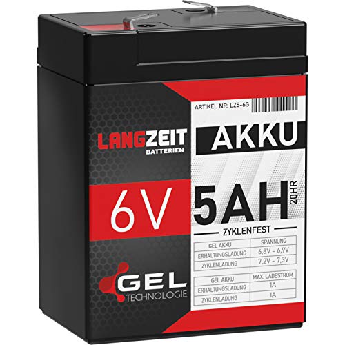 Langzeit Batterien -  Langzeit 6V Akku 5Ah