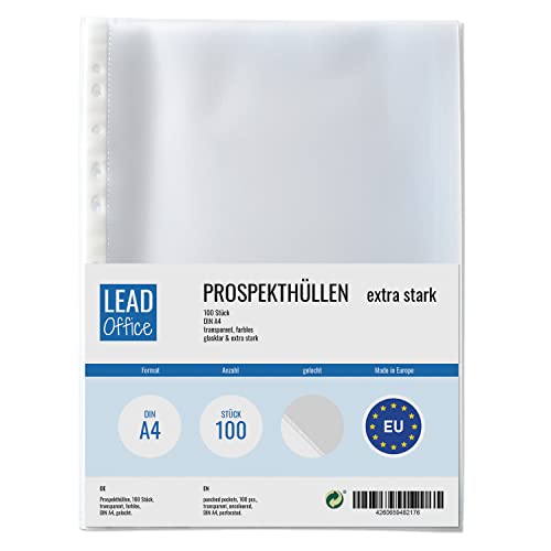 Lead Office -  100 Prospekthüllen,