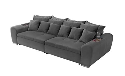 lifestyle4living -   Big Sofa in grau