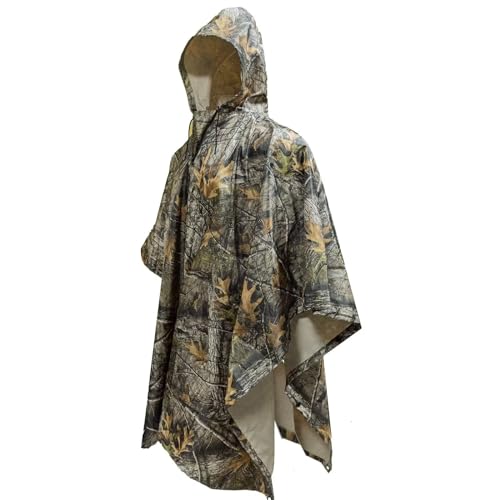 Loogu Rain Poncho, Waterproof Camouflage Rain Coat Outdoor Camo Shelter Ground Sheet -  Loogu Regenponcho,