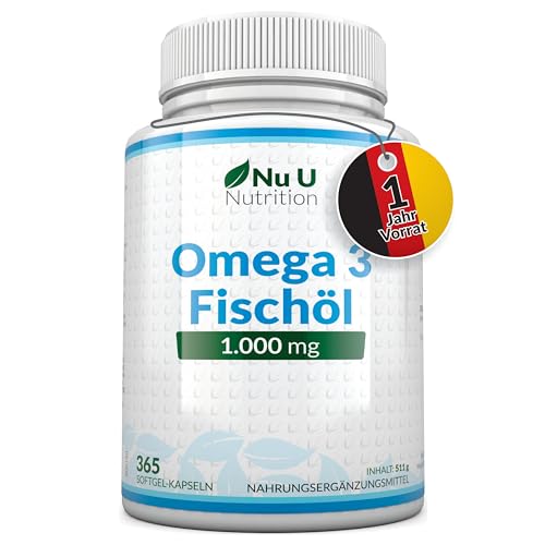 Nu U Nutrition -  Omega 3 Fischöl