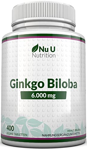 Nu U Nutrition -  Ginkgo Biloba 6000mg