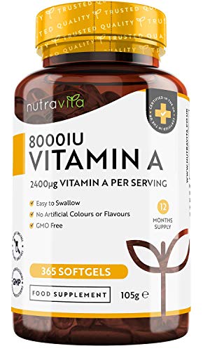 Nutravita -  Vitamin A 8000 Ie -