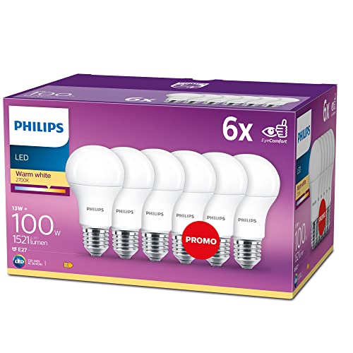 Philips -   Led E27 Lampe, 6-er