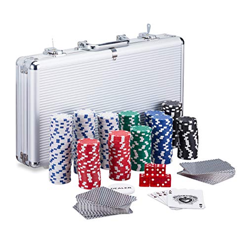 Relaxdays -   Pokerkoffer, 300