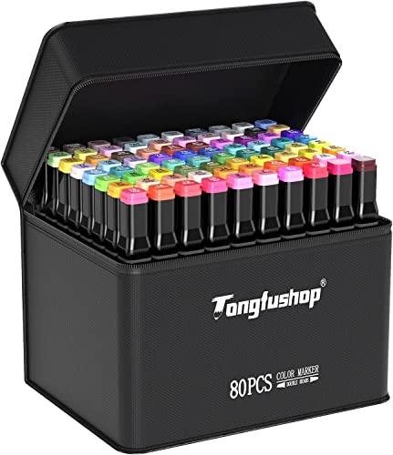 TongfuShop -   80 Farbige Marker