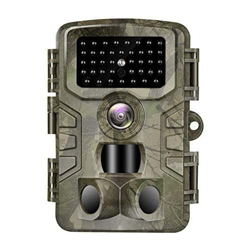 VANBAR Wildkamera 4K 32MP WLAN Bluetooth Wildkamera mit Bewegungsmelder Nachtsicht 0,2s Schnelle Trigger Geschwindigkeit 940nm IR LEDs Nachtsicht Jagdkamera mit 120° Weitwinkel IP66 Wasserdicht 
