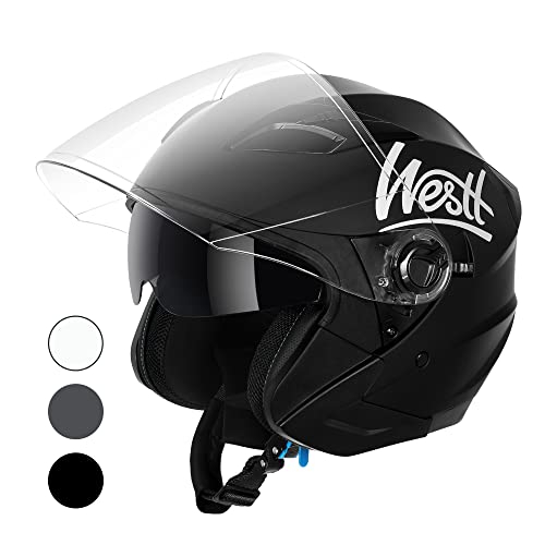 Westt -   Jet Motorrad Helm I